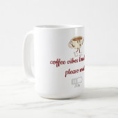 Tasse à café « Coffee Vibes Loading » – Minimalist (Devant gauche)