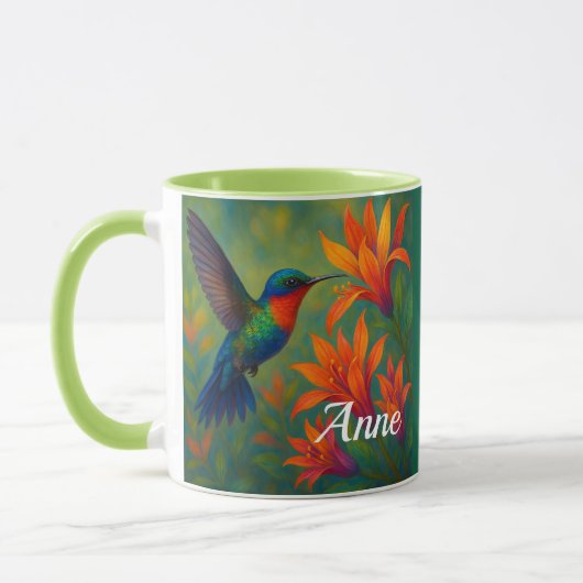 Tasse à café colibri (Gauche)
