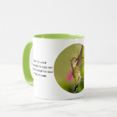 Tasse à café Colibri avec des faits amusants (Devant gauche)