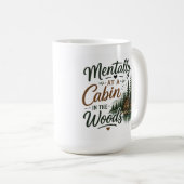 Tasse à café confortable 'Mentalement dans une cab (Devant droit)