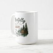 Tasse à café confortable 'Mentalement dans une cab (Devant gauche)