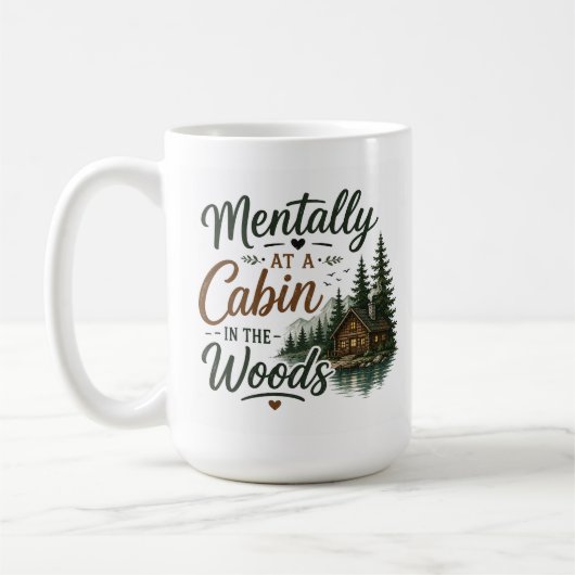 Tasse à café confortable 'Mentalement dans une cab (Gauche)