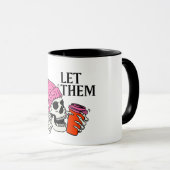 Tasse à café cool "Laisse-les" (Devant droit)