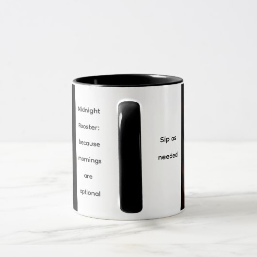 Tasse à café Coq de Minuit (Poignée)