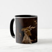 Tasse à café Coq de Minuit (Devant gauche)