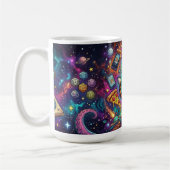 Tasse à café Cosmic Cat – Chat de l'espace galacti (Gauche)