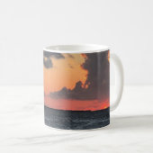 Tasse à café Coucher de soleil sur un voilier Key (Devant droit)
