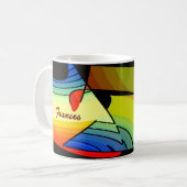 Tasse à café couleur Frances (Devant gauche)