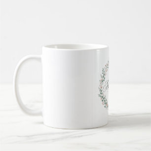 Tasse à café Couronne de Eucalyptus Mr & Mrs – Cad
