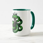Tasse à café Couronne de Serpent Vert (Devant droit)