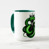 Tasse à café Couronne de Serpent Vert (Devant gauche)