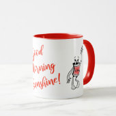 Tasse à café créature en boîte rouge (Devant droit)