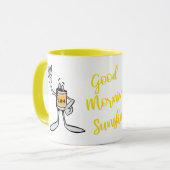 Tasse à café Créature Jaune Peut (Devant gauche)