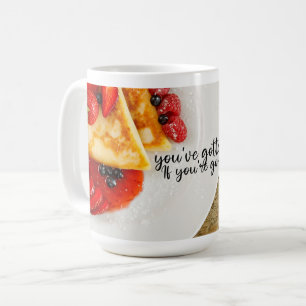 Tasse à café Crêpes aux fraises