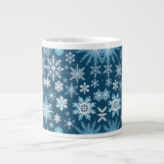 tasse à café cristaux de flocon de neige (Devant)