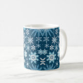 tasse à café cristaux de flocon de neige (Devant droit)