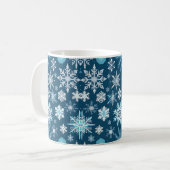 tasse à café cristaux de flocon de neige (Devant gauche)