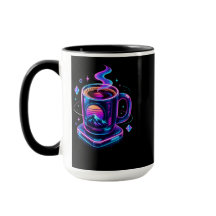 Tasse à café Cyberpunk Neon