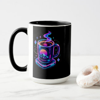 Tasse à café Cyberpunk Neon