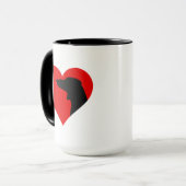 Tasse à café Dachshund (Devant gauche)