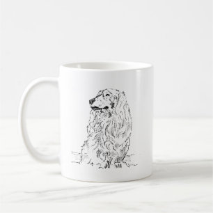 Tasse à café Dachshund – Chien saucisse à poil lon