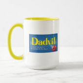 Tasse à café Dadvil Extreme Strength Funny Dad (Gauche)