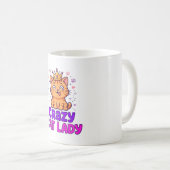 Tasse à café Dame Chat Fou (Devant droit)