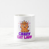 Tasse à café Dame Chat Fou (Centre)