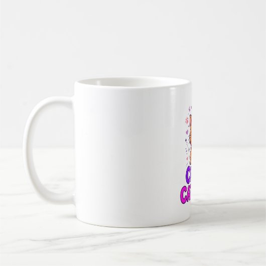 Tasse à café Dame Chat Fou (Gauche)