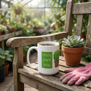 Tasse à café Dame de plante folle