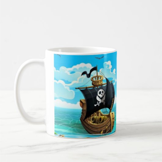 Tasse à café Danny Duck le Pirate (Gauche)