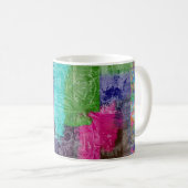 tasse à café d'art abstrait "Million Dollar Dreams (Devant droit)