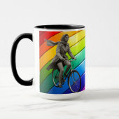 Tasse à café d'art pop rétro de cavalier côtier ar (Gauche)