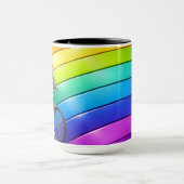 Tasse à café d'art pop rétro de cavalier côtier ar (Centre)