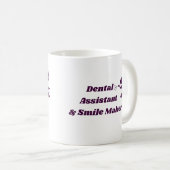 Tasse à café d'assistante dentaire et fée créatric (Devant droit)