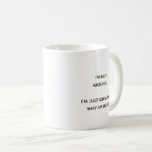Tasse à café d'attitude. (Devant droit)
