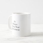 Tasse à café d'attitude. (Devant gauche)