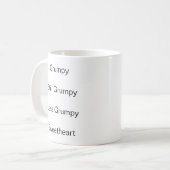 Tasse à café d'attitude. (Devant gauche)