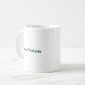 Tasse à café de 11oz de promotion de marque simple (Devant gauche)