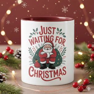 Tasse à café de 330 ml pour attendre Noël avec le 