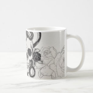 Tasse à café de crâne