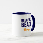 Tasse à café de Deerfield Beach Floride (Devant droit)