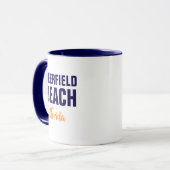 Tasse à café de Deerfield Beach Floride (Devant gauche)