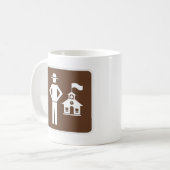 Tasse à café de garde forestier enseignant (Devant gauche)