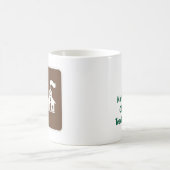 Tasse à café de garde forestier enseignant (Centre)
