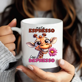 Tasse à café de girafe drôle hilarante amusante