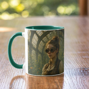 Tasse à café de jardinier Steampunk victorien