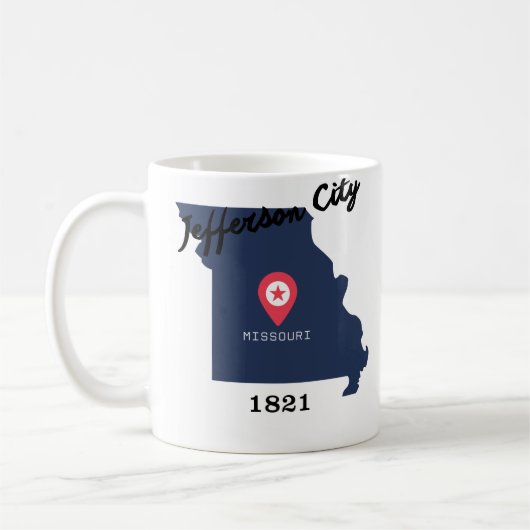 Tasse à café de Jefferson City (Gauche)