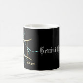 Tasse à café de la constellation du zodiaque Gémea (Centre)