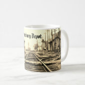 Tasse à café de la gare de Granbury (Devant droit)